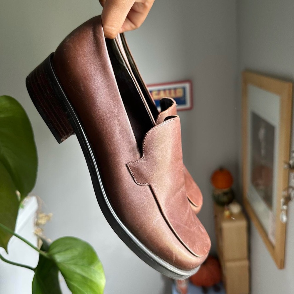 Franco Sarto Brown Bocca Loafers